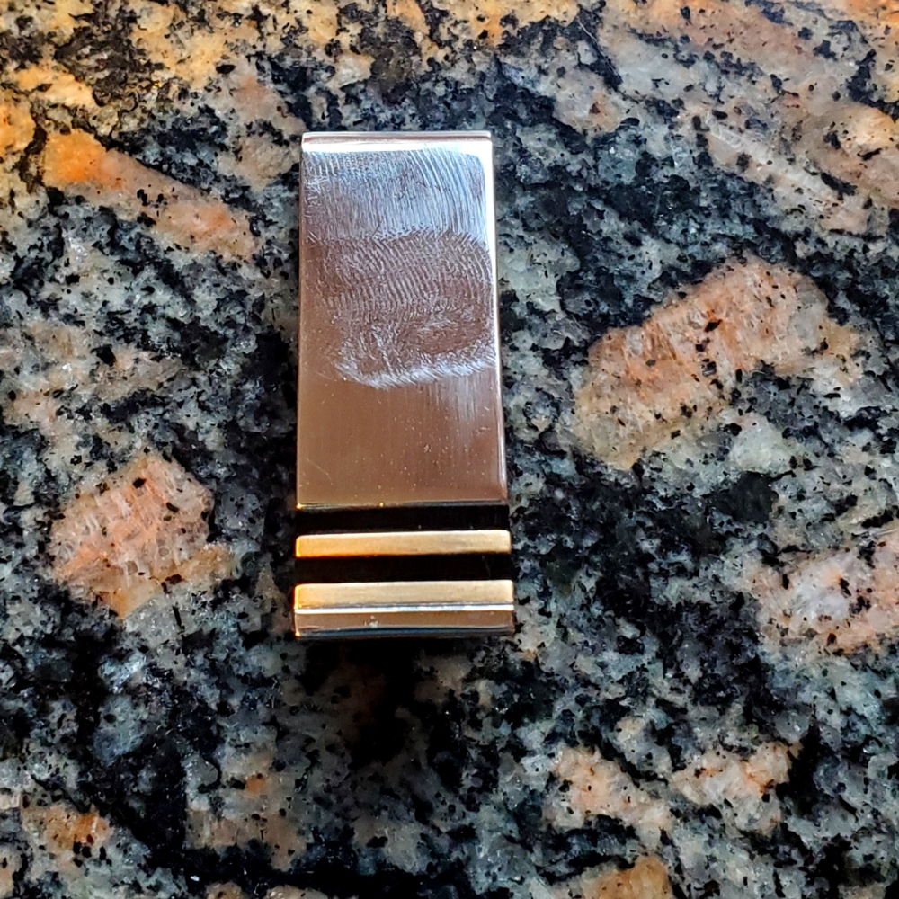 Designer Dolan Bullock Sterling Silver & 14kt Money Clip